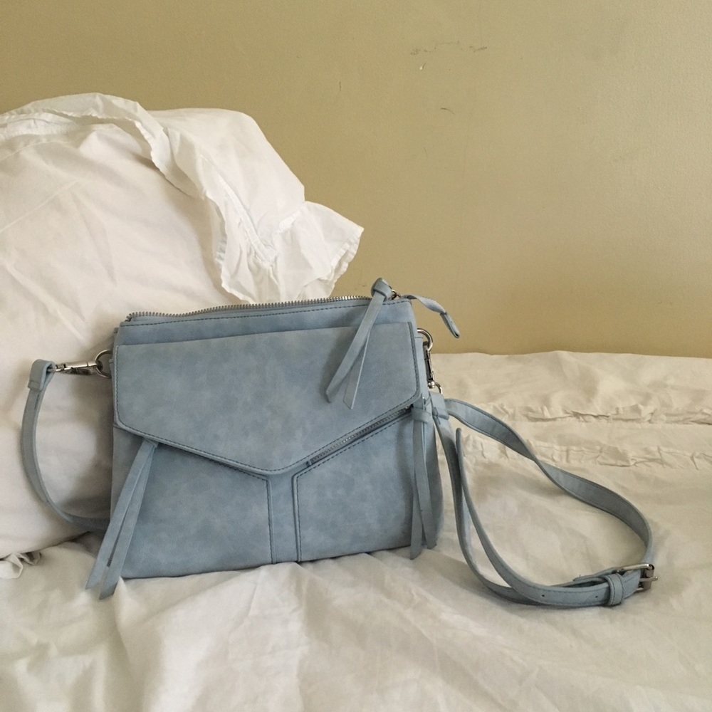 Crossbody blue purse